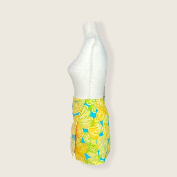 Lemon & Limes Citrus Pattern Bikini Sarong Cover M - Picture 7 of 12